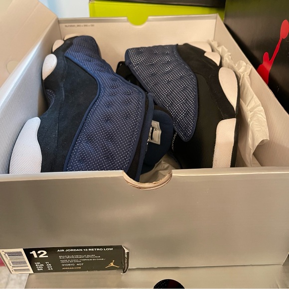 ??AIR JORDAN 13 Brave blue low?? main image 4